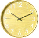【掛け時計】Lemnos(レムノス)plywood clock 木製 ホワイト LC04-05L【606】