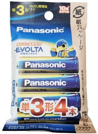 ڲť꡼Panasonic(ѥʥ˥å)EVOLTA(ܥ륿)ñ34 㤤ѥå LR6EJ/4B545