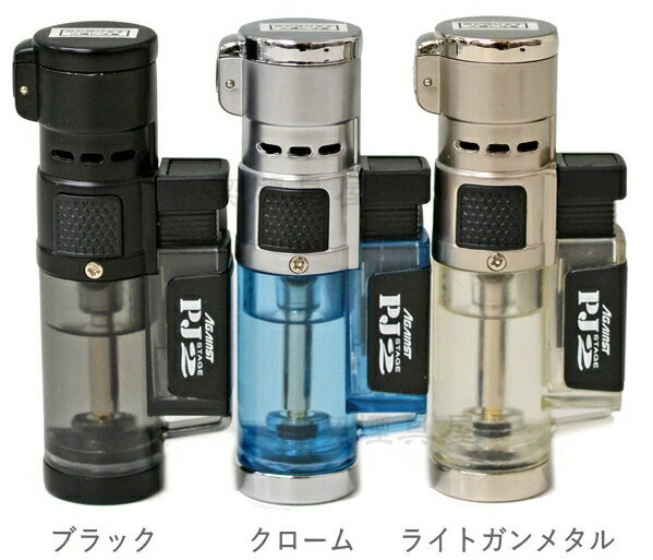 【喫煙具】PENGUIN(ペンギン)ターボライター ガス注入式 ツインライトニューパワージェット PJ-2【546】