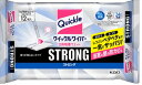【清掃用品】Kao(花王)クイックルワイパー 立体吸着ウエットシート STRONG 香りが残らないタイプ 12枚入【590】