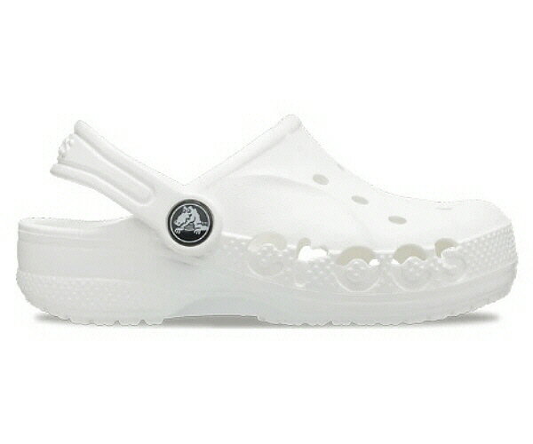 【送料込み（一部地域除く）】【キッズサンダル】crocs（クロックス）バヤ クロッグ キッズ207013-100 WHITE【470】