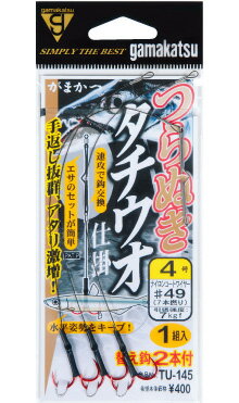 【釣り】がまかつ つらぬき太刀魚仕掛　45589【510】のサムネイル