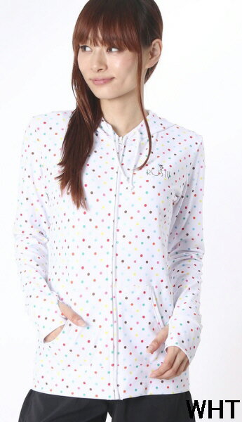 【マリン・水泳ウエア】RUSTY(ラスティ)レディース 長袖ラッシュパーカー'\(ラッシュガード)935695【750】