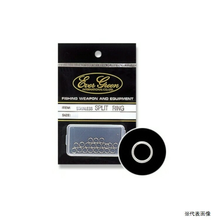 【釣り】EVERGREEN ステンレス スプリットリング ＃3【510】