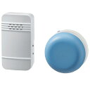 【生活家電】ELPA(エルパ)ワイヤレスチャイム 押ボタン・受信器セット 防水 WC-S6041AC【590】
