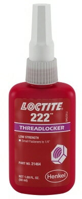 【接着用品】LOCTITE(ロックタイト)接着剤 ネジロック 低強度タイプ 10ml 222【567】