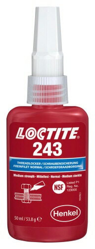 【接着用品】LOCTITE(ロックタイト)接着剤 ネジロック 中強度タイプ 10ml 243【567】のサムネイル