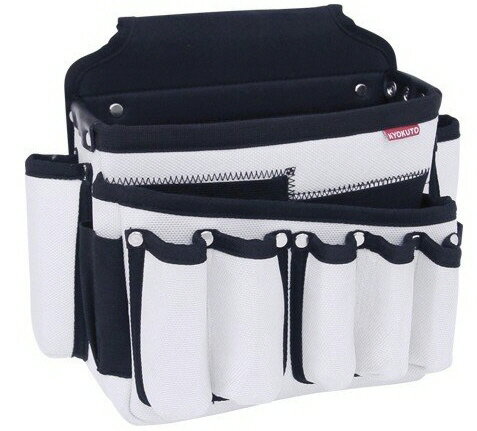 【送料込み(一部地域除く)】【内装工具】極東産機ツールバック(専用腰袋)ホワイト 11-8085【527】