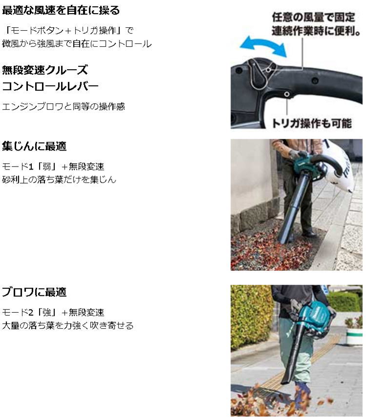 【送料込み】18V+18V=36V 充電式ブロワ集じん機 マキタ MUB363DG2V【460】