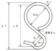 【連結金物】水本機械製作所ステンレス パイプSカン SG-18【522】