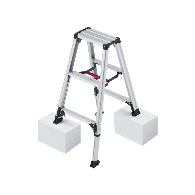 【送料込み(一部地域除く)】【昇降作業用品】長谷川工業(Hasegawa)軽量専用脚立 脚軽伸縮タイプ 3段(3尺)17766 RZS-09a【459】