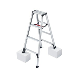 【送料込み(一部地域除く)】【昇降作業用品】長谷川工業(Hasegawa)軽量専用脚立 脚軽伸縮タイプ 4段(4尺)17767 RZS-12a【459】