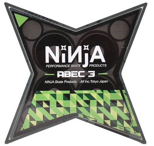 【スケートベアリング】NINJA(ニンジャ)ABEC3 SKATE BEARING【750】