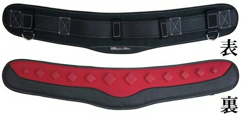 【現場保安用品】DBLTACT(ダブルタクト)腰当てサポーターベルト エアロ Lサイズ 80cm DT-SAL-BK【572】
