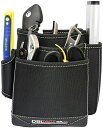 【工具収納用品】DBLTACT(ダブルタクト)腰袋 DT-26-BK【578】