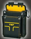 【工具収納用品】TOP(トップ)電工腰袋 2段タイプ 小 TPD-201S【578】
