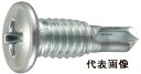 【ファスニング】九飛勢螺ピアスビス 皿頭 D-6 三価クロメート 規格:4×13mm 1箱(1000本)【564】