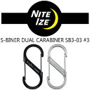 yamzNITEIZE@S-BINER DUAL CARABINER SB3-03 #3y548z