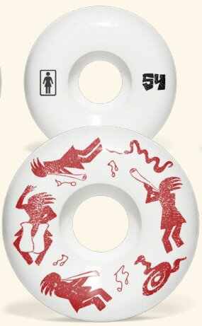 【スケートウィール】GIRL(ガール)KOKOPELLI WHEEL(4個1セット)サイズ:54mm【750】 【スケートウィール】GIRL(ガール)KOKOPELLI WHEEL(4個1セット)サイズ:54mm【750】