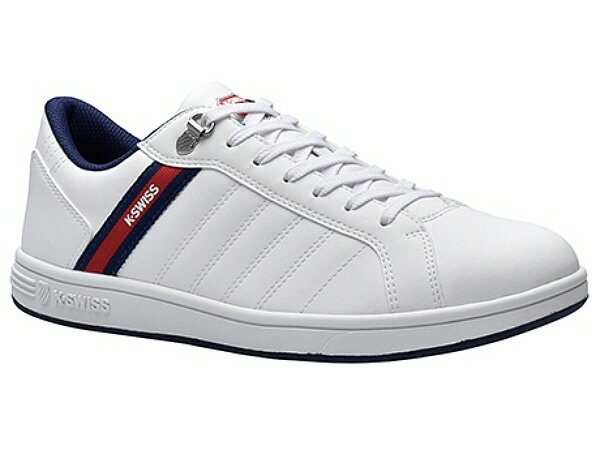 ケースイス スニーカー メンズ 【メンズカジュアルシューズ】K-SWISS（ケースイス）KS 300　ローカットスニーカー36101020 WHITE/NAVY/RED【470】