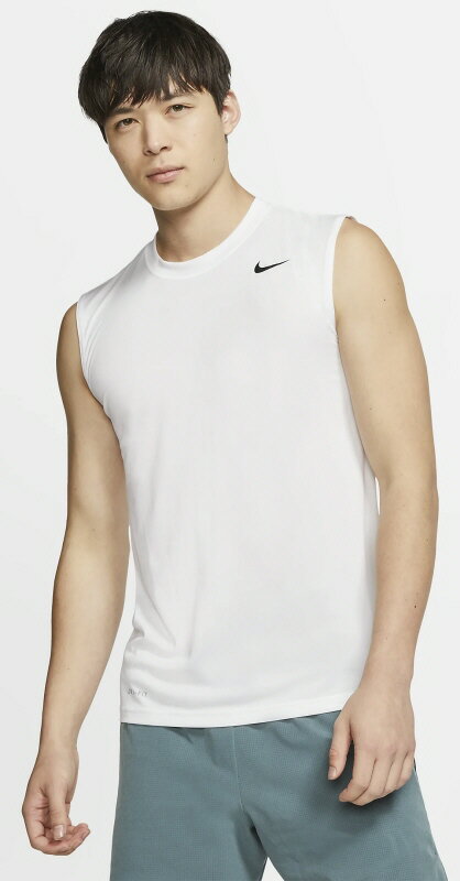 【ランニングウエア】NIKE(ナイキ)DRI-FIT メンズ トレーニング タンクトップ(ノースリーブ)718836-100【750】