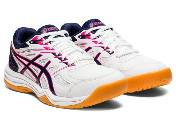 【ジュニアバレーボールシューズ】ASICS(アシックス)UPCOURT(アップコート)4 GS 1074A027-102【750】