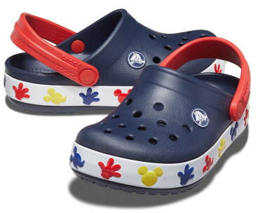 【キッズサンダル】crocs(クロックス)ファン ラブ ディズニー ミッキー ライツ クロッグ207077-410【470】