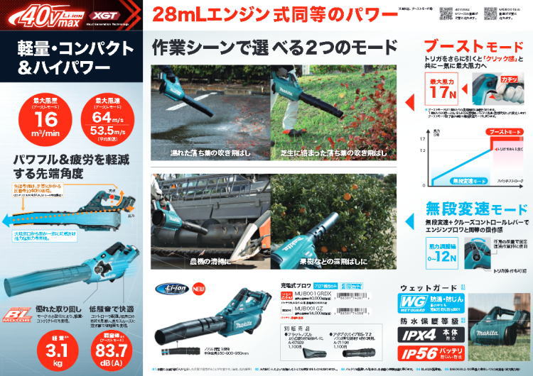 ���������ߡ�40Vmax(2.5Ah) ���ż��֥��� �ޥ��� MUB001GRDX��460��