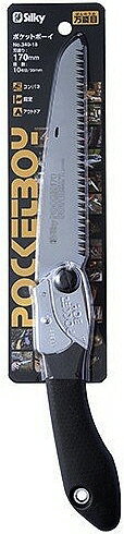 【大工工具】ユーエム工業SILKY(シルキー)替刃式 ポケットボーイ 万能目 本体 170mm No.340-18【452】