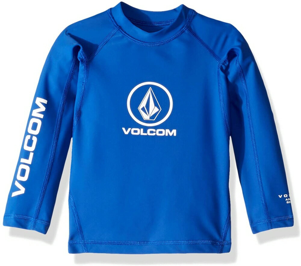 【マリン・水泳ジュニアウエア】VOLCOM(ボルコム)Lido Solid L/S Little Youth(トドラー)長袖ラッシュガード Y9311900【750】