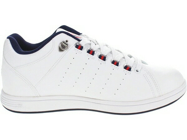 【メンズカジュアルシューズ】K-SWISS（ケースイス）KS100 ミドルカットスニーカー36101570 WHITE/NAVY/RED【470】