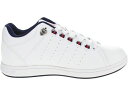 【メンズカジュアルシューズ】K-SWISS（ケースイス）KS100 ミドルカットスニーカー36101570 WHITE/NAVY/RED【470】