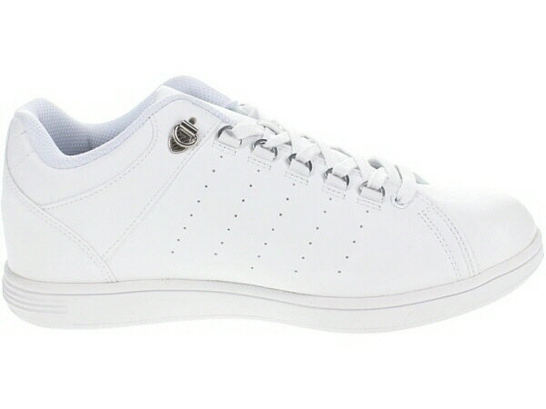 ケースイス スニーカー メンズ 【メンズカジュアルシューズ】K-SWISS（ケースイス）KS100 ミドルカットスニーカー36101572 WHITE/WHITE【470】