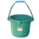 【土木・左官用品(表売場)】リス興業プラスターバケツ 20L グリーン V【521】