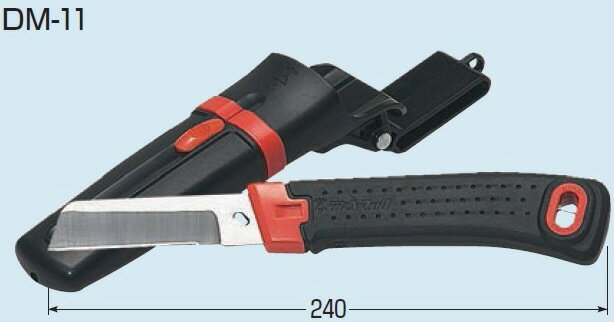 【送料込み(一部地域除く)】【電設工具】未来工業(ミライ)デンコーマック(電工ナイフ)ケース付き DM-11..