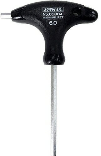 樂天商城 - 【作業工具】新亀製作所SUNFLAG(サンフラッグ)Tグリップ六角レンチ サイズ6.0mm No.6500-L【523】
