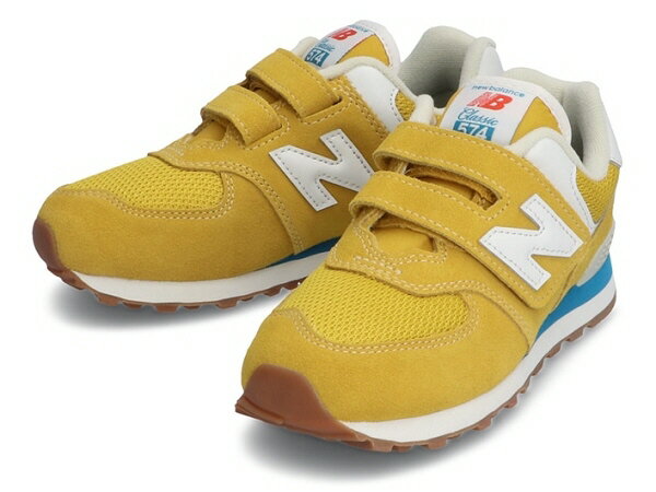 【キッズシューズ】new balance（ニューバランス）LIFESTYLE PV574　ジュニアスニーカーPV574HB2 YELLOW【470】