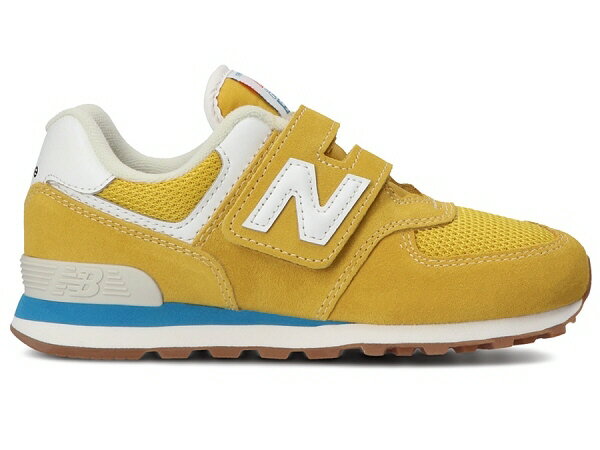 【キッズシューズ】new balance（ニューバランス）LIFESTYLE PV574　ジュニアスニーカーPV574HB2 YELLOW【470】