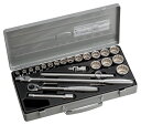 【送料込み(一部地域除く)】【締付工具】TONE(トネ)ソケットレンチセット 差込角12.7mm(1/2)12角 160M【523】