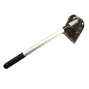 【清掃用品】U字溝ジョレン(伸縮式)ステンレス製 幅15cm【525】
