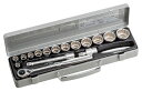 【送料込み(一部地域除く)】【締付工具】TONE(トネ)ソケットレンチセット 差込角12.7mm(1/2)12角 760M【523】