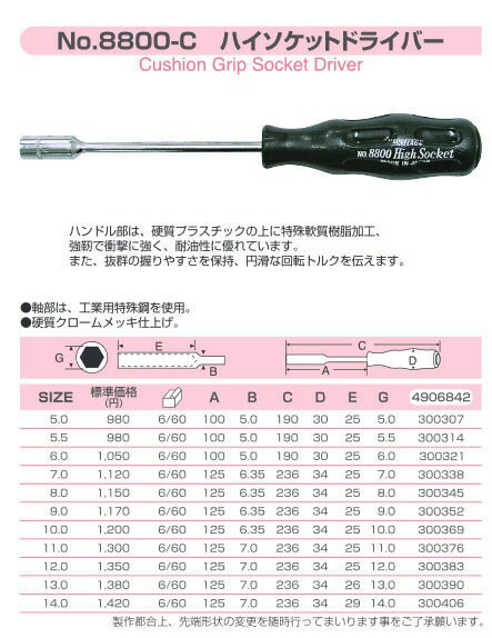 �ں�ȹ���ۿ��������SUNFLAG(����ե�å�)�ϥ������åȥɥ饤�С� ������:9.0mm No.8800-C��523��
