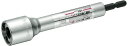 【締付工具】TOP(トップ工業)電動ドリル用全ネジソケット ロングタイプ 適応:W3/8(3分)ZNS-3L【523】