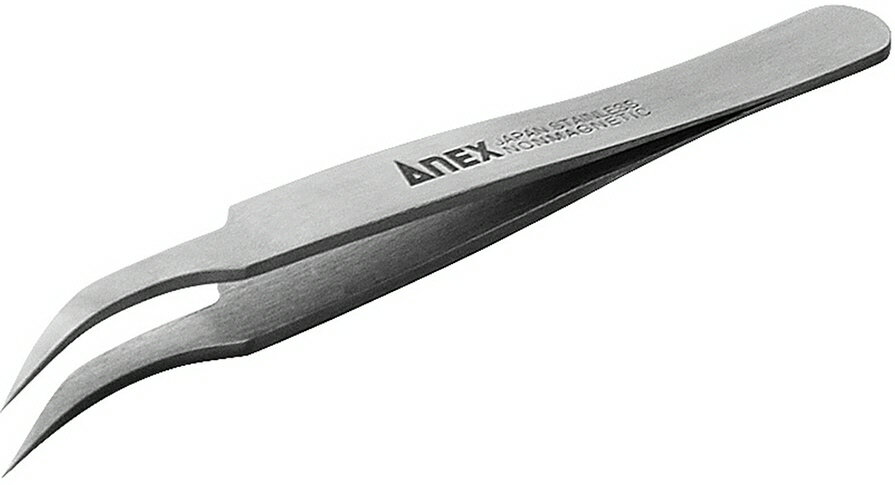 兼古製作所ANEX(アネックス)ステンレスピンセット 先細鷲型115mm No.205【451】
