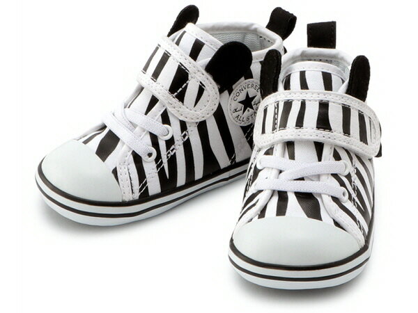 【キッズシューズ】CONVERSE（コンバース）ベビー オールスター N アニマルズ V-1ベビースニーカー　37301751 ZEBRA【470】