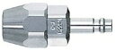 【溶接工具】日東工器(ニットウコウキ)ミニコック 細径ゴムホース取付用 サイズφ5 C22PN【454】
