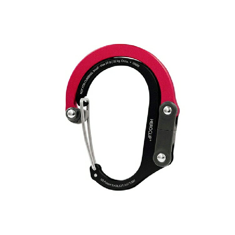 【紳士小物】HYBRID GEAR CLIP HEROCLIP ※SMALL Black Red【548】