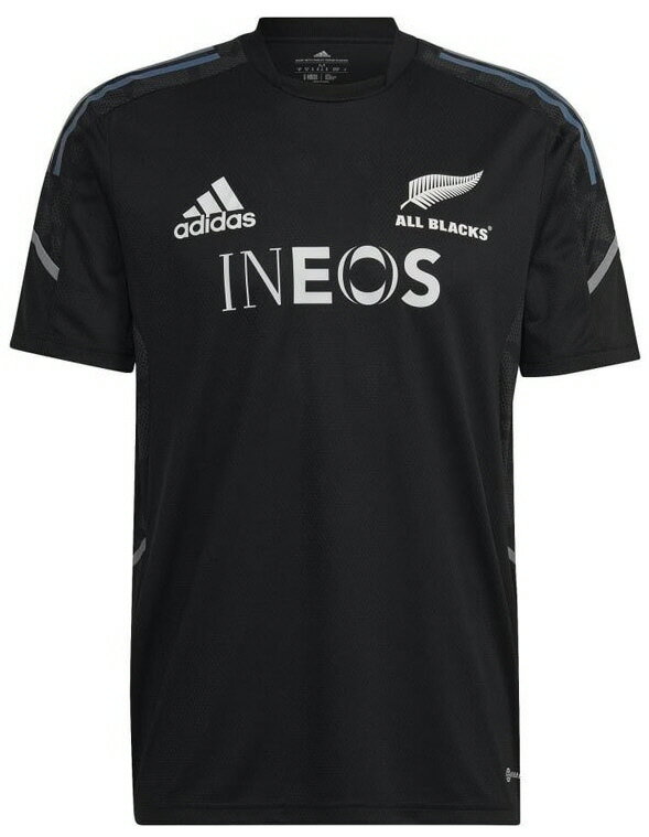 【ラグビーウエア】ADIDAS(アディダス)ALL BLACKS(オールブラックス)メンズ パフォーマンス 半袖Tシャツ QB060【750】