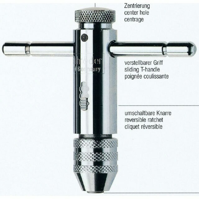 【送料込み(一部地域除く)】【切削・締付工具】SCHROEDER(シュローダー)ラチェットタップホルダー(＃52..