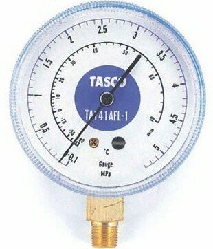 【空調工具】イチネンTASCOエアコン用パーツ R410A 高精度圧力計(低圧側)TA141AFL【580】